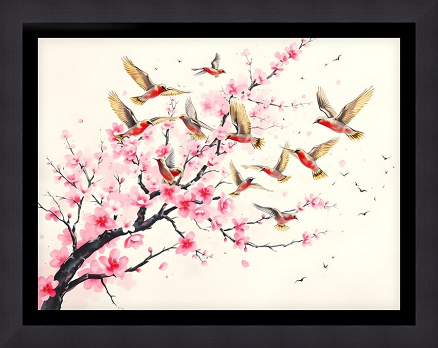 Avian Bloom 3 Picture Frame print