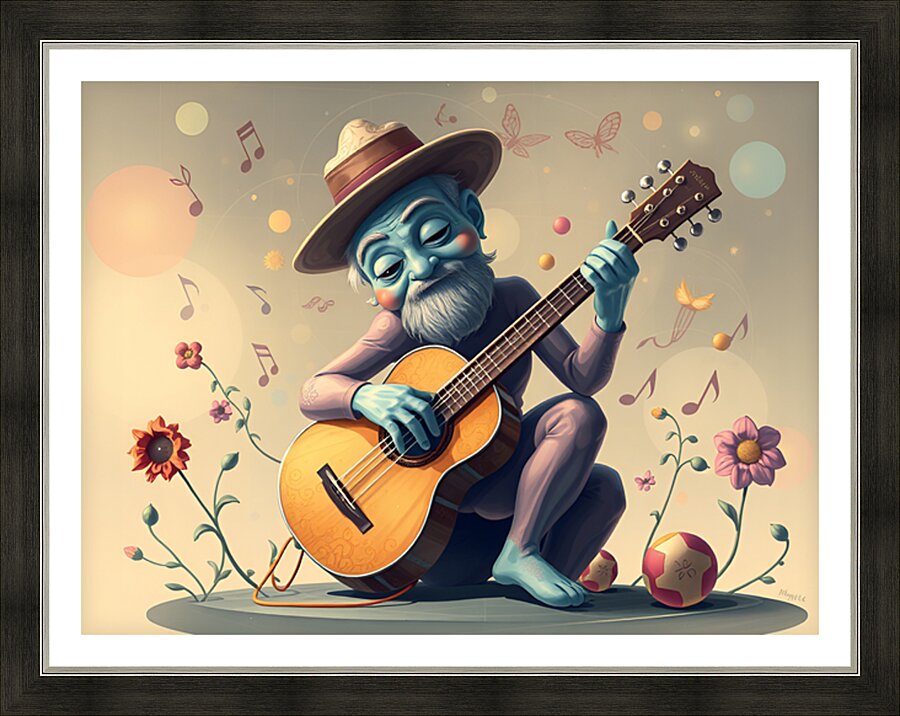 Whimsical Art 3 Picture Frame print