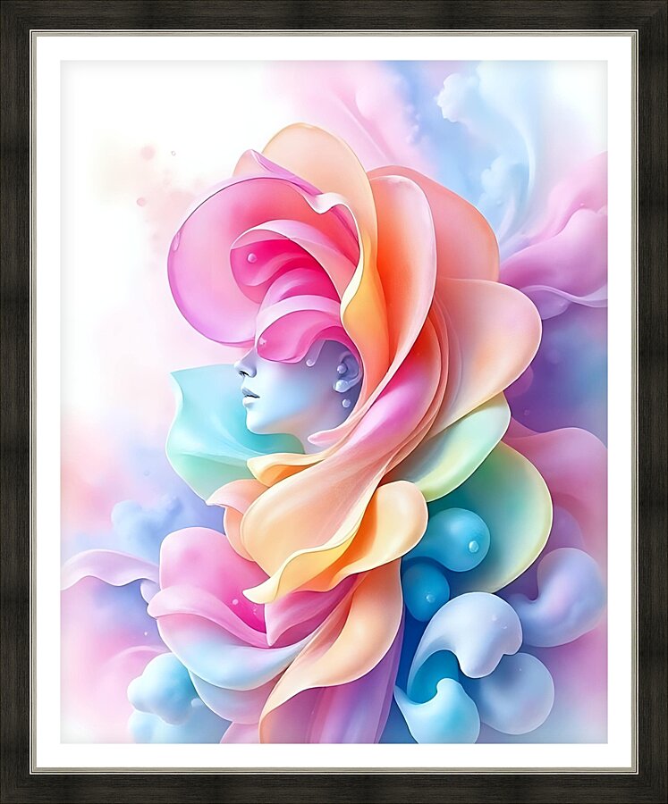 Dreamy Waves 4 Picture Frame print