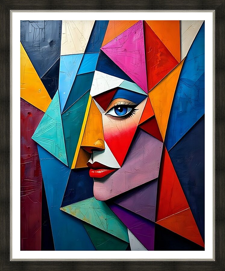 Cubism Art 13 Picture Frame print