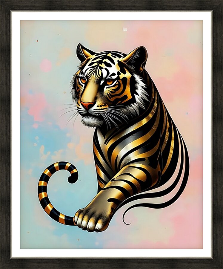 Stylized Art 129 Picture Frame print