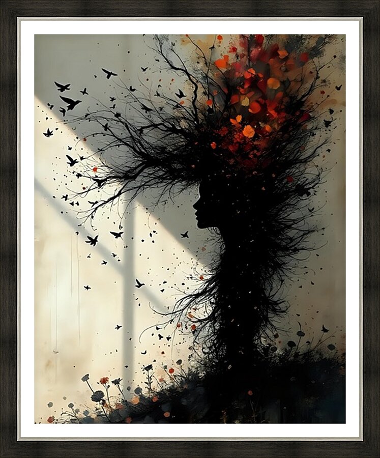 Thoughts Unbound 3 Picture Frame print