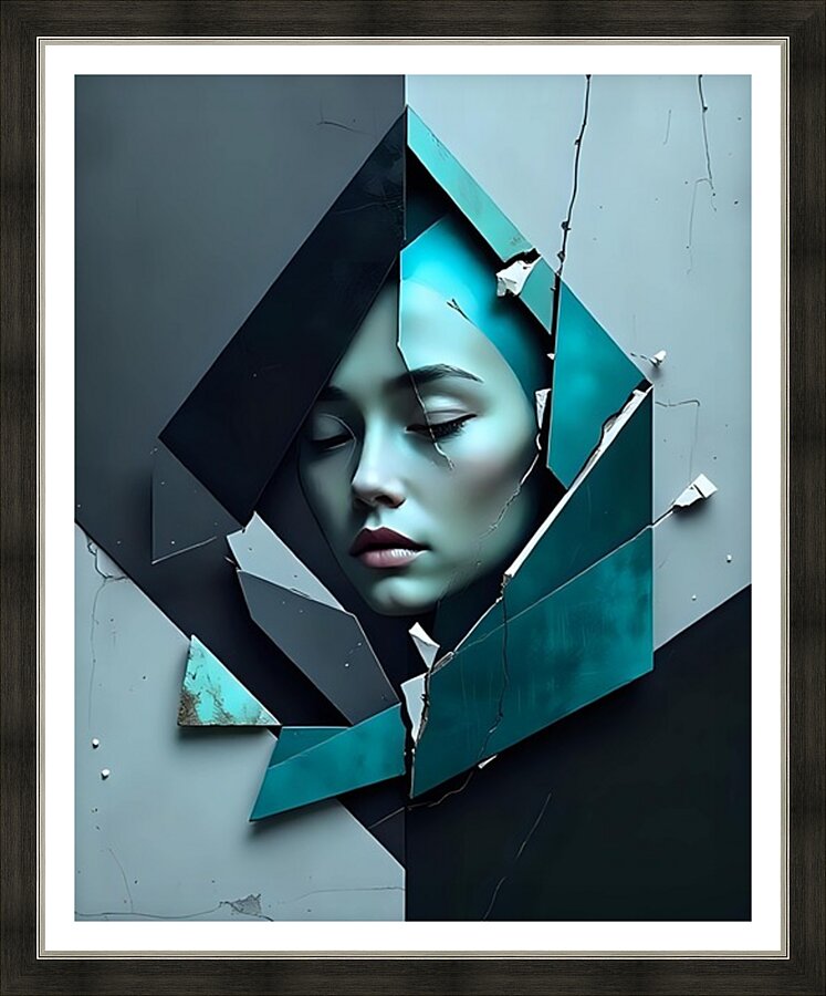 Modern Disarray Picture Frame print