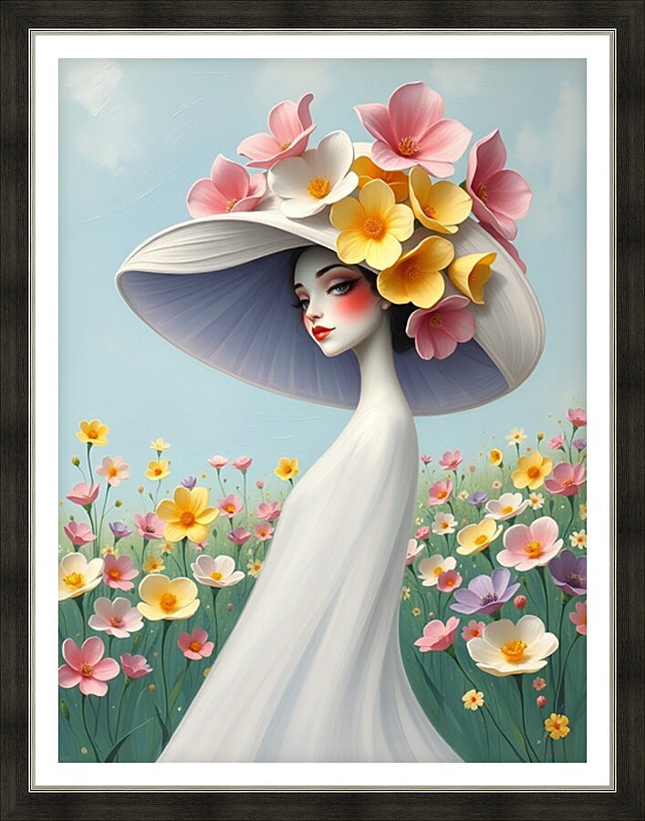 Floral Echoes 91 Picture Frame print