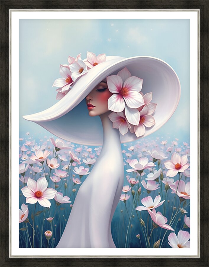 Floral Echoes 64 Picture Frame print