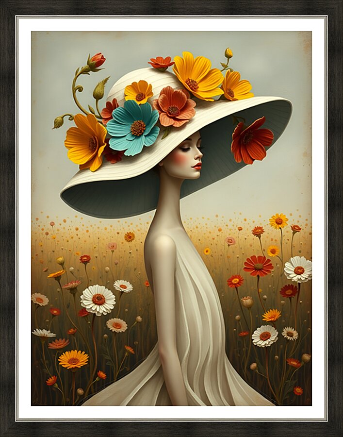 Floral Echoes 69 Picture Frame print