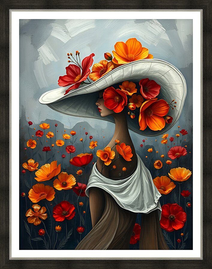 Floral Echoes 33 Picture Frame print