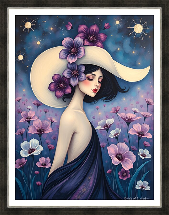 Floral Echoes 79 Picture Frame print
