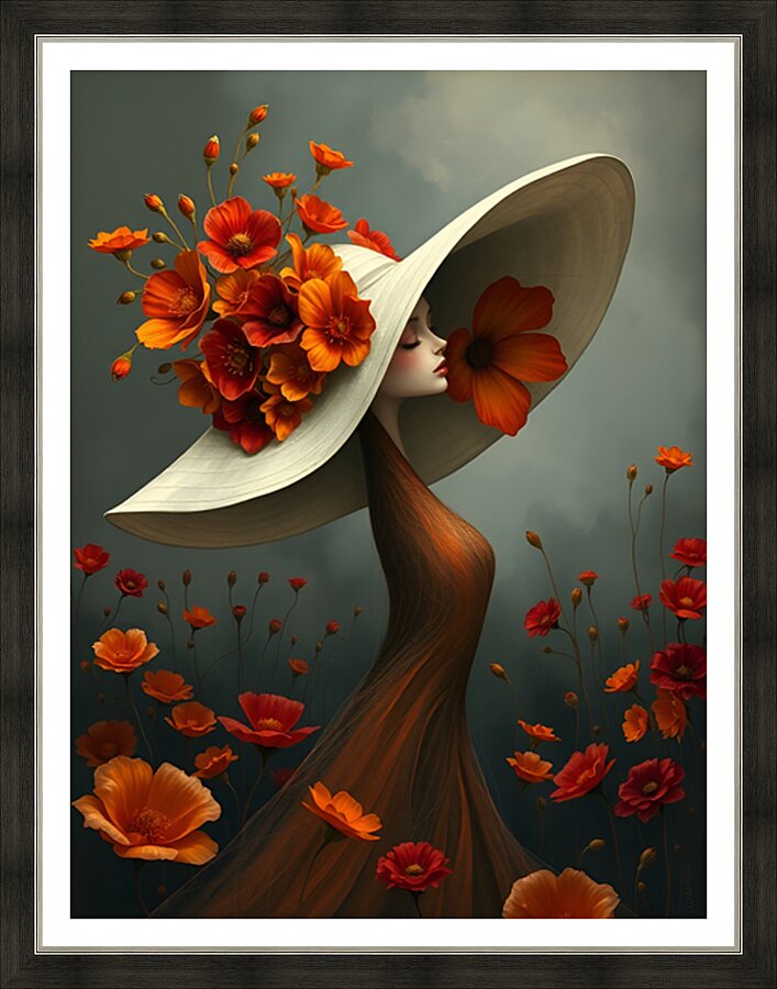 Floral Echoes 39 Picture Frame print
