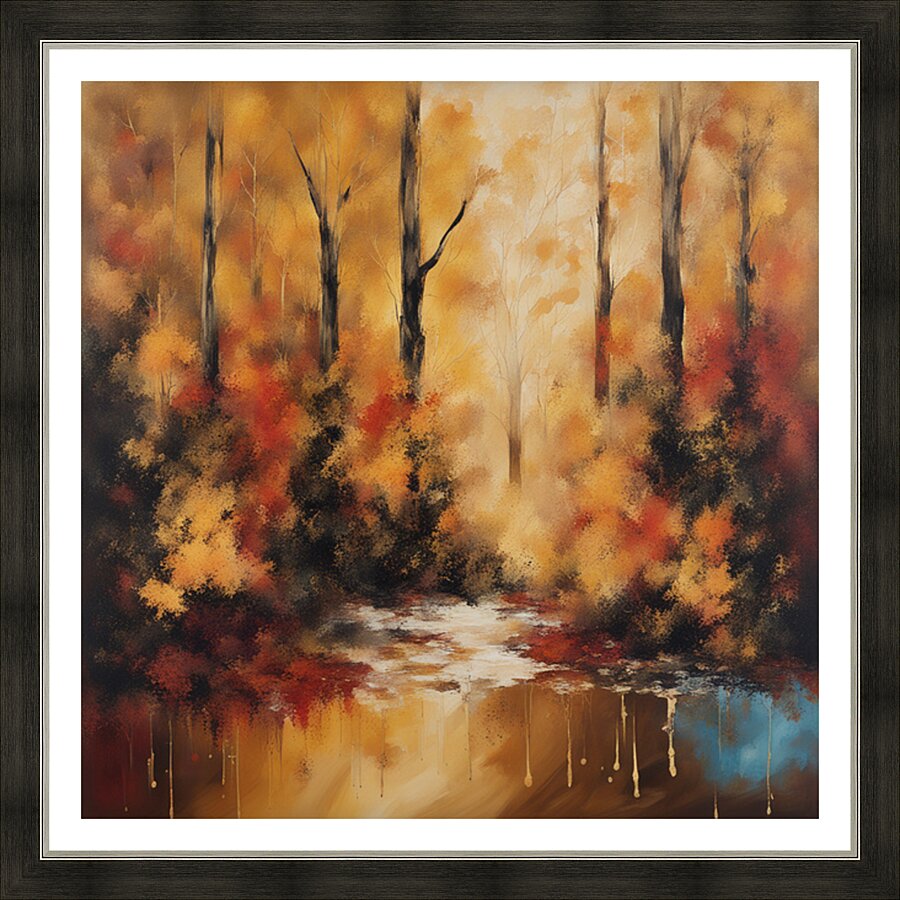 Autumn Forest Reflections  1 Picture Frame print