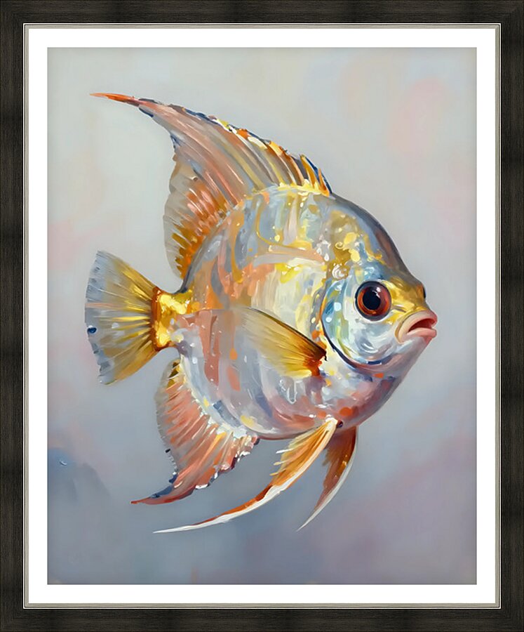 Vibrant Tropical Fish Picture Frame print