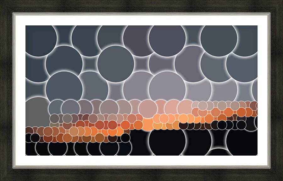 Mosaic  Picture Frame print