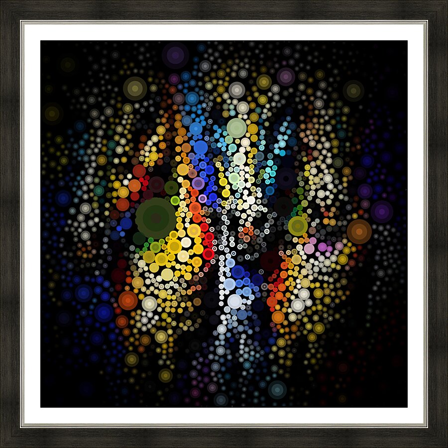 Mosaic2 Picture Frame print