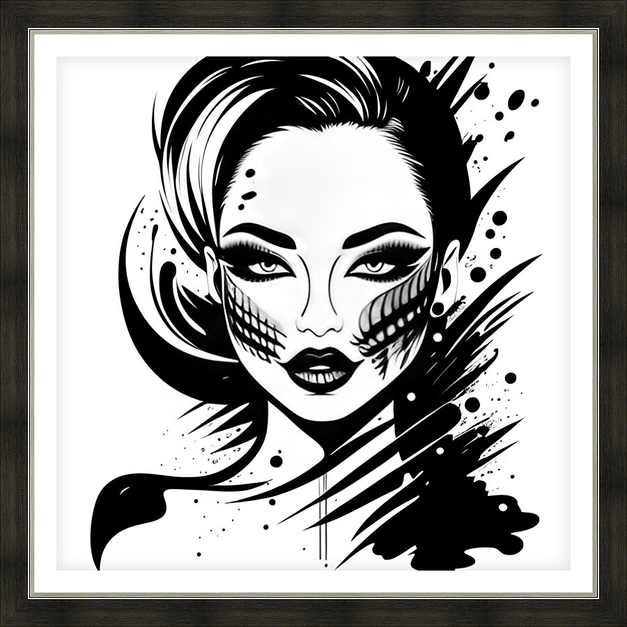 Bold Gaze Picture Frame print