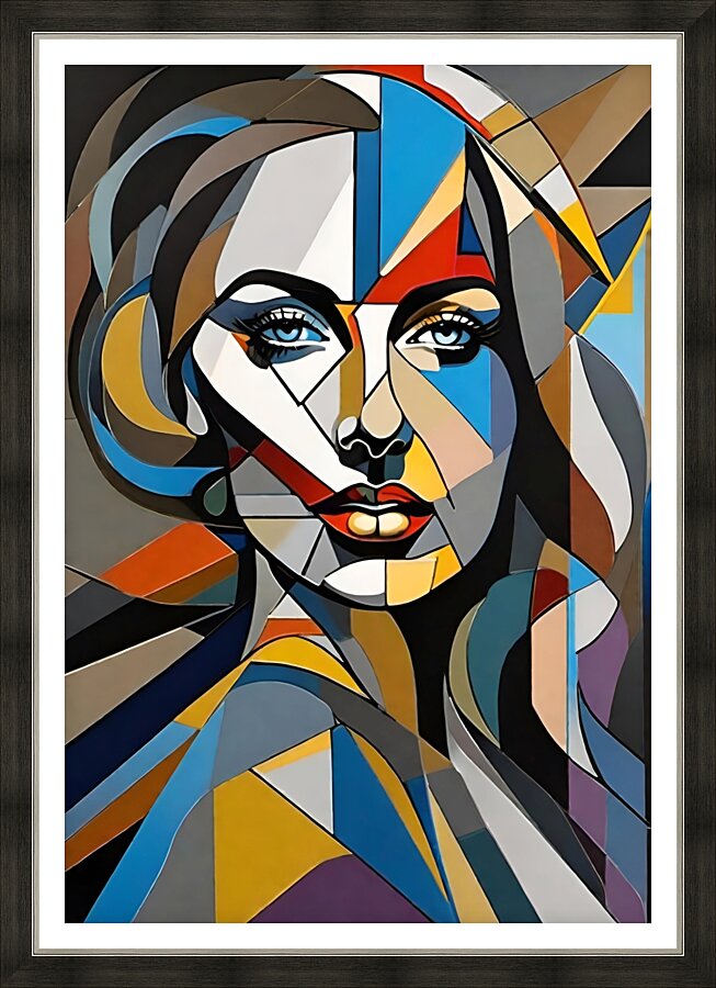 Vivid Fragments Picture Frame print