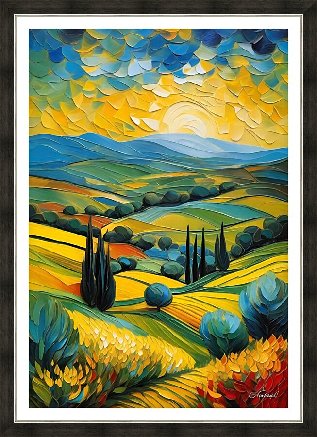 Tuscan Picture Frame print