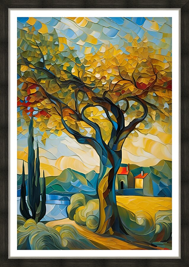Tuscan Hues Picture Frame print