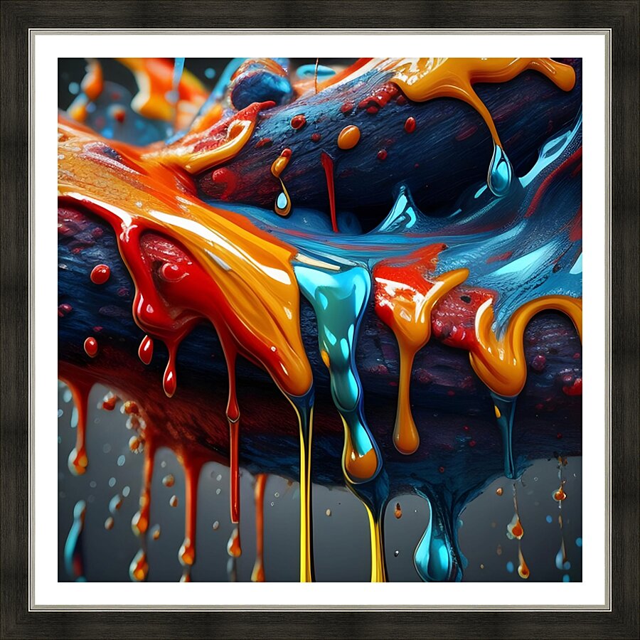 Liquid Splash 3 Picture Frame print