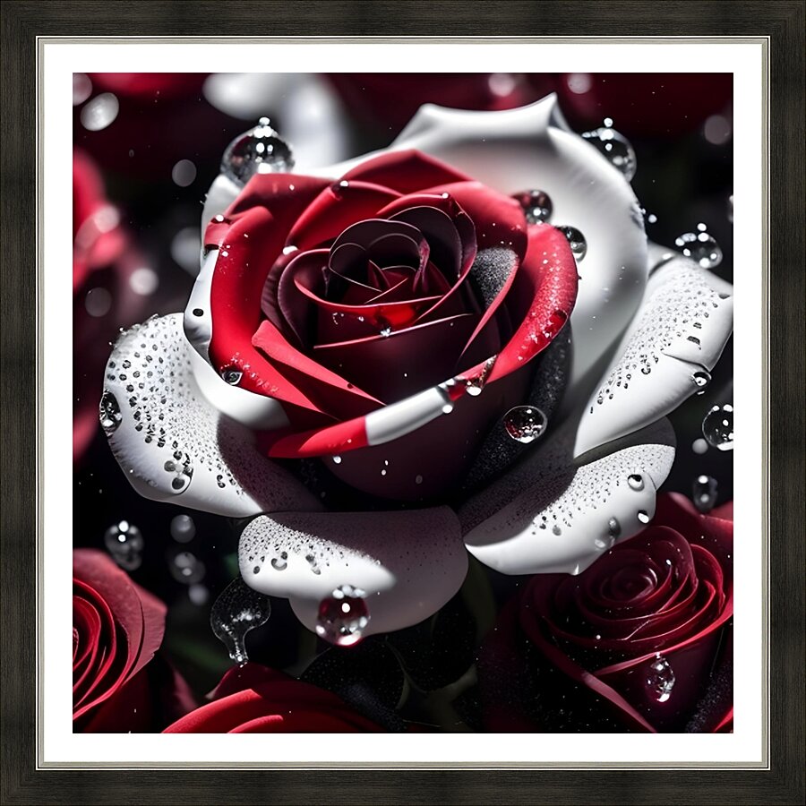 Rose 8 Picture Frame print