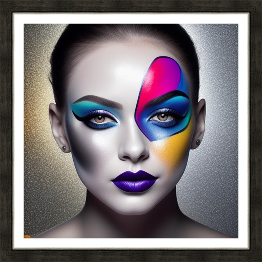 Hidden faces12 Picture Frame print
