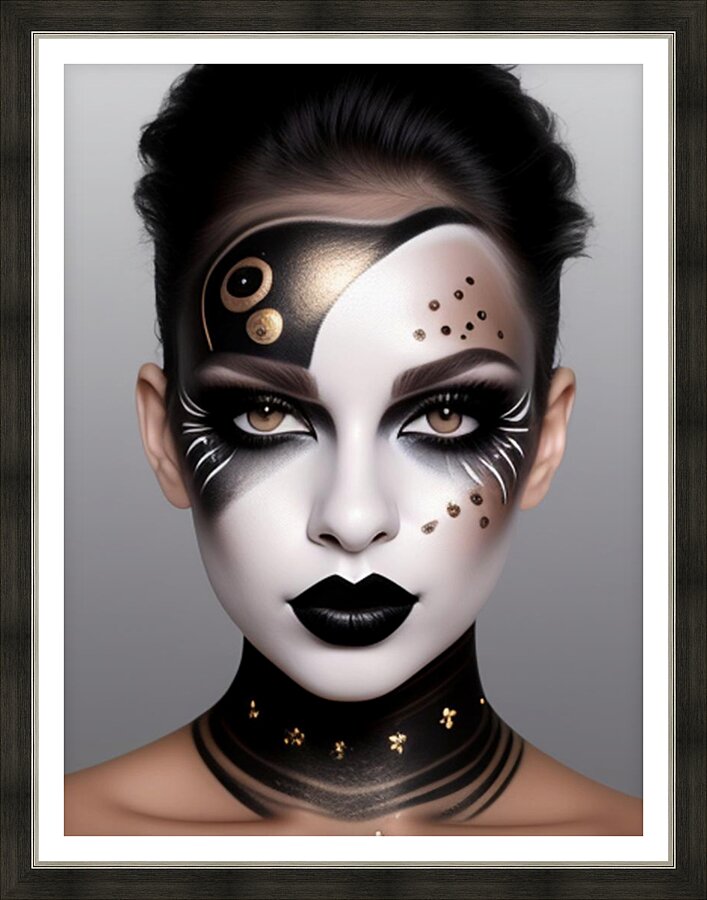 Hidden faces14  Picture Frame print