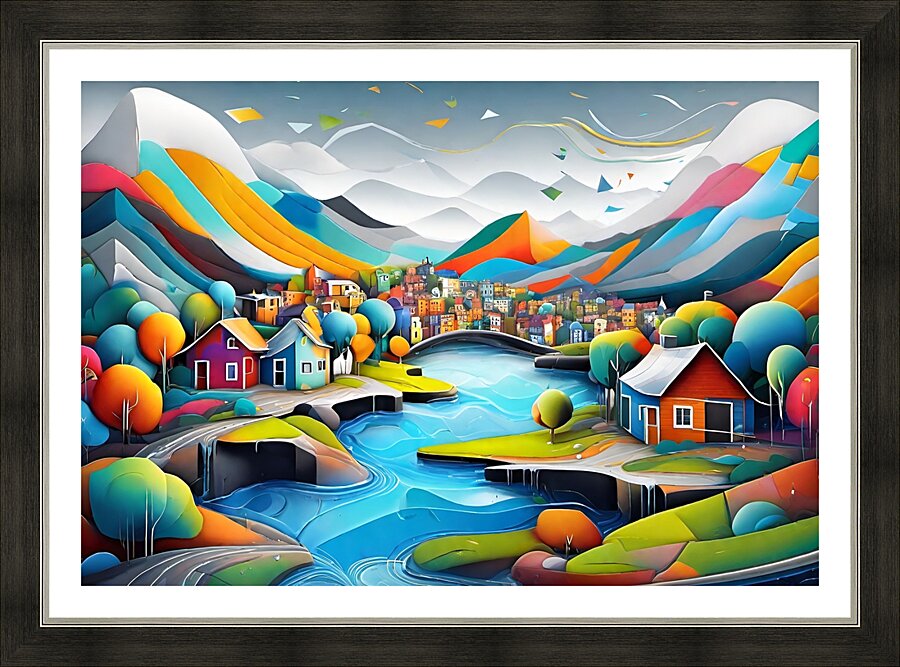 Landscape 11 Picture Frame print