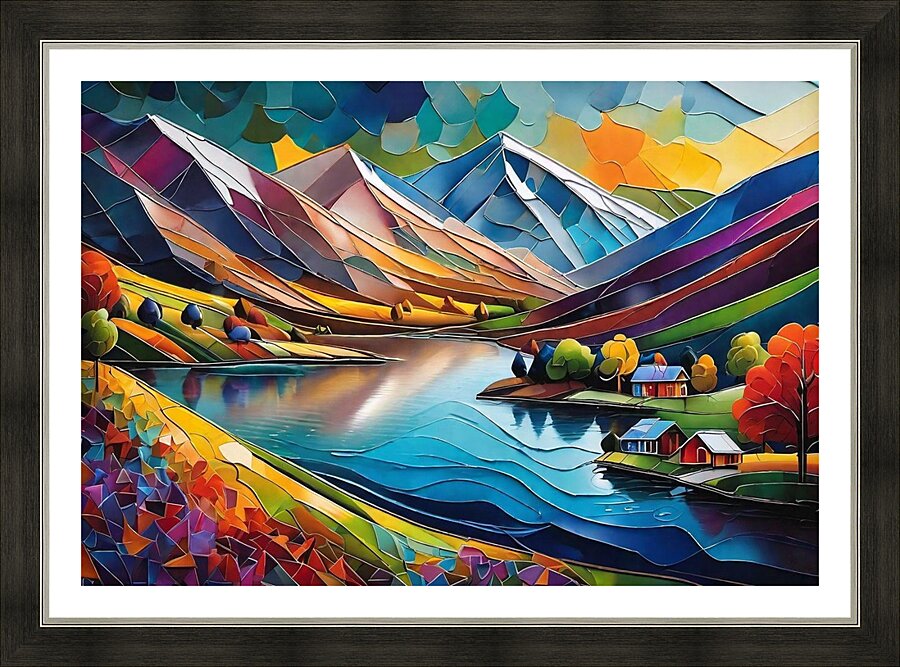 Landscape 13 Picture Frame print