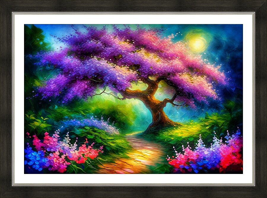 The mysterious tree  Picture Frame print