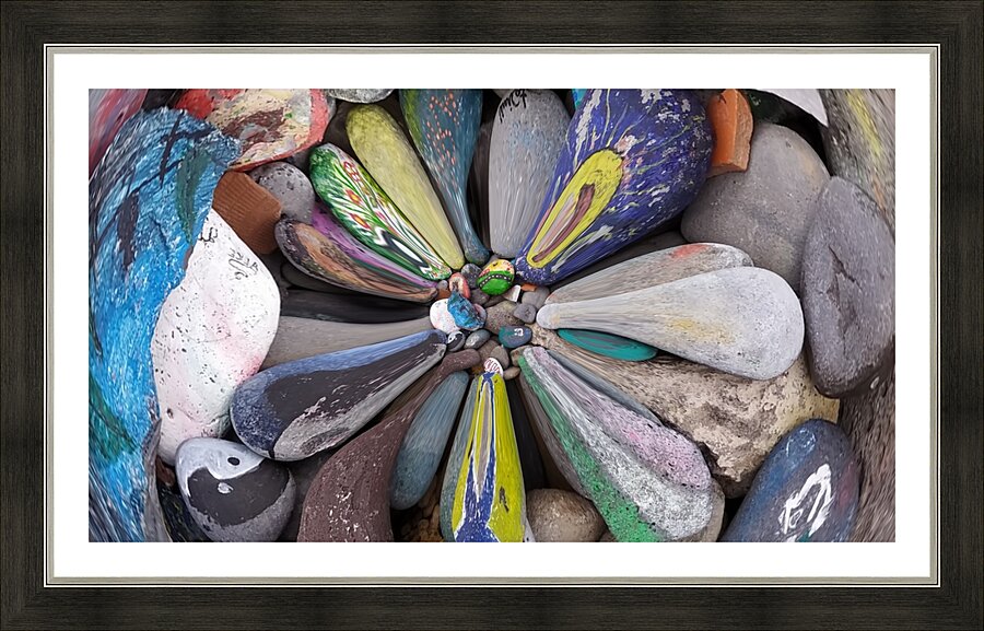 Distortions 2 Picture Frame print