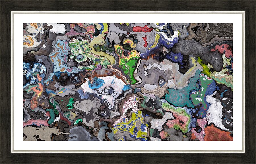 Distortions 11 Picture Frame print