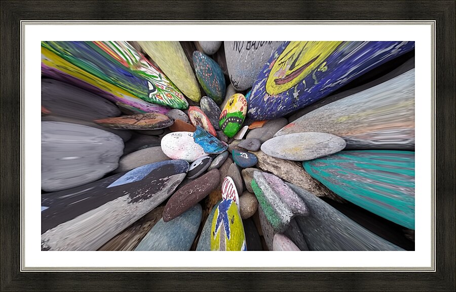 Distortions 34 Picture Frame print