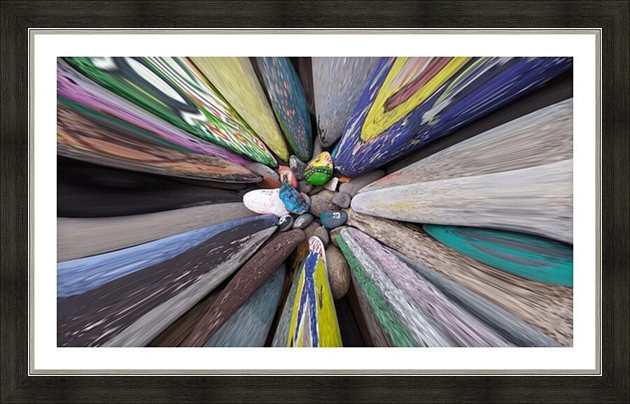 Distortions 16 Picture Frame print