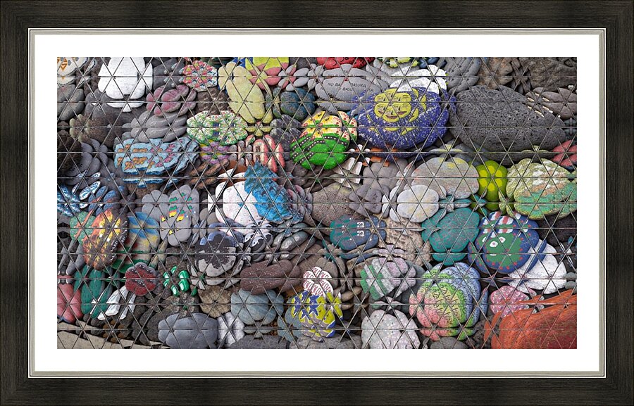 Distortions 19 Picture Frame print