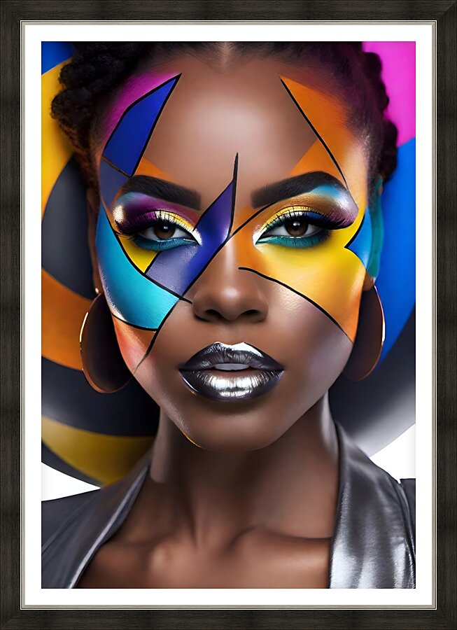 Makeup 24 Picture Frame print