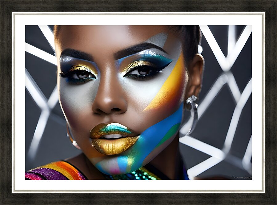 Makeup 4 Picture Frame print