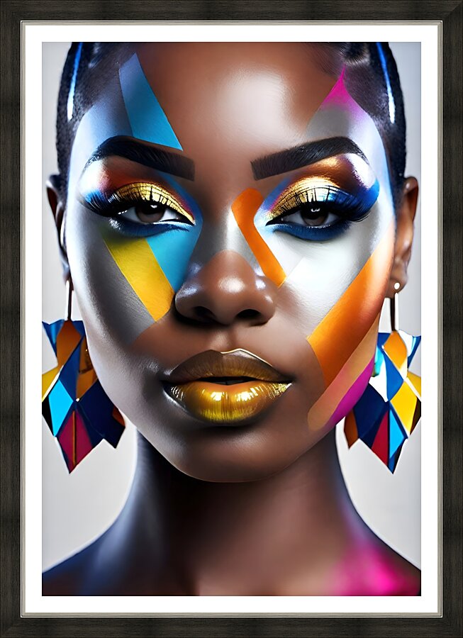 Makeup 6 Picture Frame print