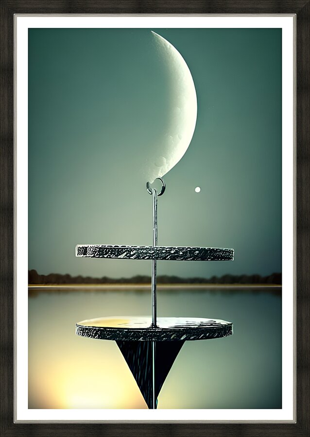 A Celestial Sculpture Picture Frame print