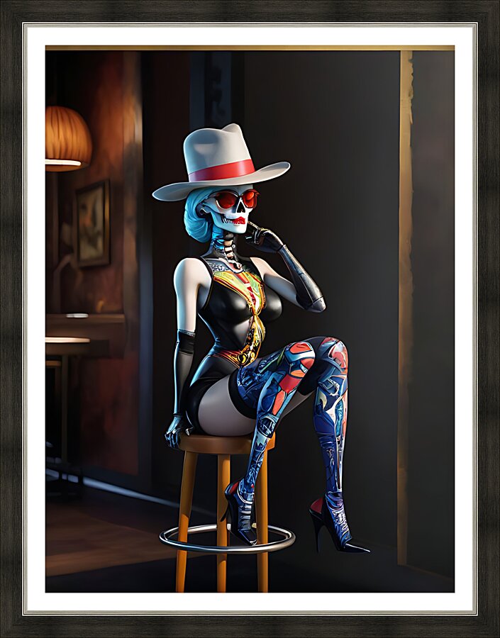 Fashionable Undead 6 Picture Frame print