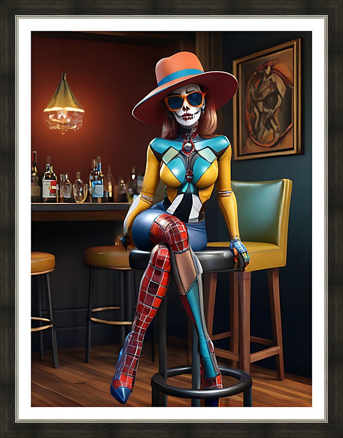 Fashionable Undead 7 Picture Frame print
