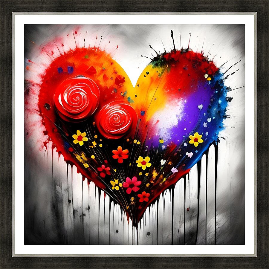 Abstract Emotion 67 Picture Frame print
