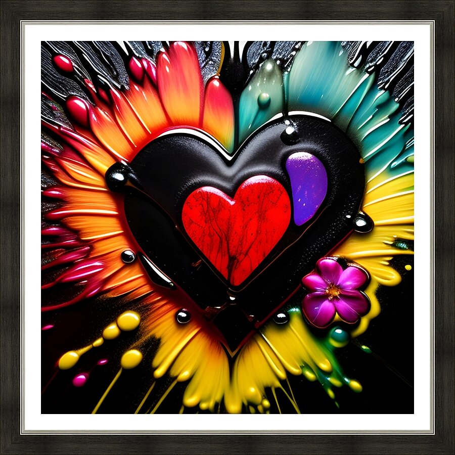 Abstract Emotion 72 Picture Frame print