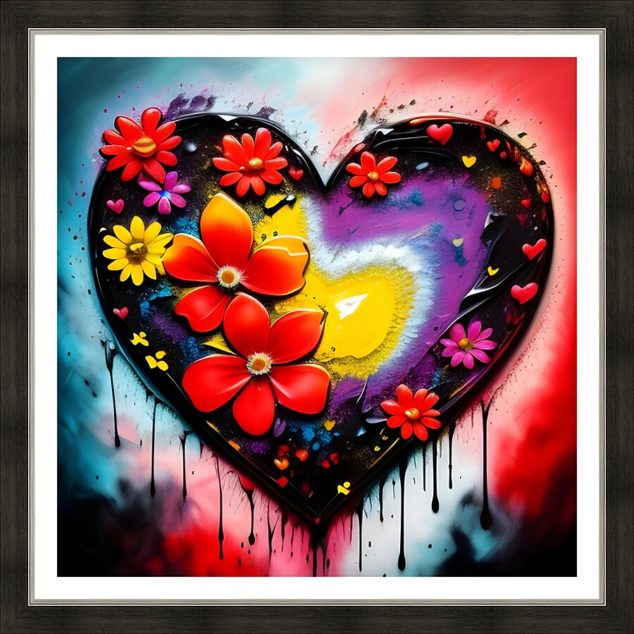 Abstract Emotion 70 Picture Frame print