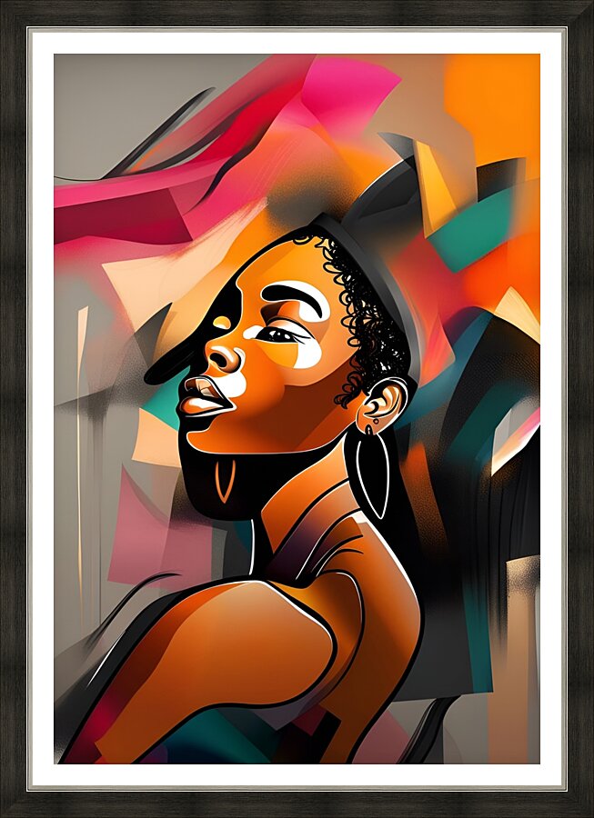 African Lady 23 Picture Frame print