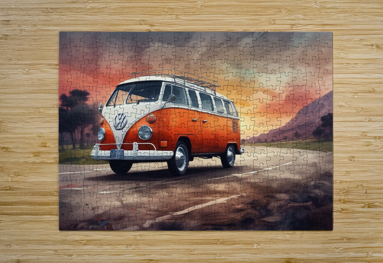 VW Bus by Esmonbijouart Wall Art