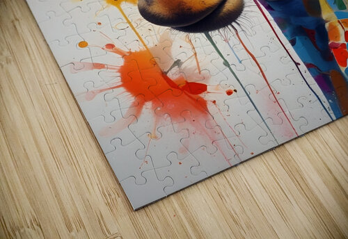 Artistic Giraffe 2 Esmonbijouart puzzle