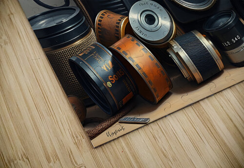 Vintage Camera Esmonbijouart puzzle