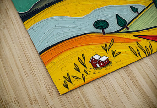 Abstract Landscape 13 Esmonbijouart puzzle