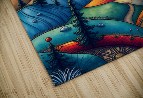 Abstract Landscape 20 Esmonbijouart puzzle
