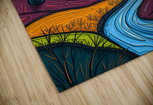Abstract Landscape 12 Esmonbijouart puzzle