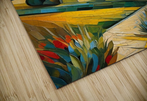 Sunny Village Landscape Esmonbijouart puzzle